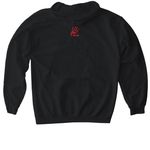 MMIP, a Black Gildan Softstyle Pullover Hoodie (back-view)