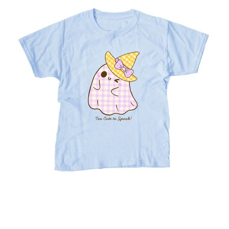 Too Cute, a Light Blue Youth Unisex Tee