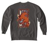 Daredevil WDC "FLUIDITY" - Vintage Autumn, a Pepper Comfort Colors Crewneck Sweatshirt (back-view)