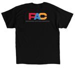 PAC T-Shirt, a Black Classic Unisex Tee (back-view)