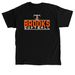 Brooks Softball 2, a Black Classic Unisex Tee