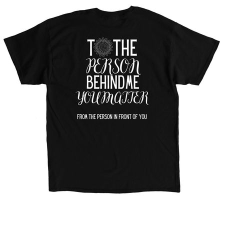 988, a Black Classic Unisex Tee (back-view)