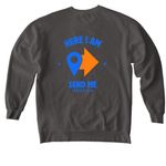 Mission-IL 2026 Beige, a Pepper Comfort Colors Crewneck Sweatshirt (back-view)