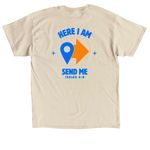 Mission-IL 2026 Beige, a Sand Classic Unisex Tee (back-view)