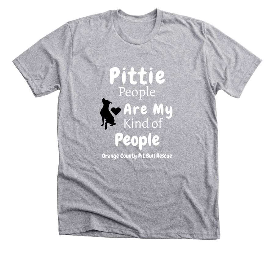 Pittie People Are My Kind of People Shirts, a Athletic Heather Premium Unisex Tee