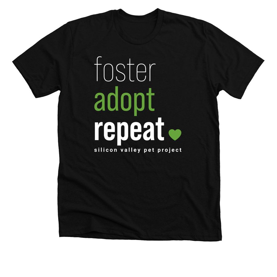 Foster Adopt Repeat, a Solid Black Blend Premium Unisex Tee