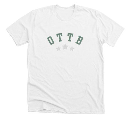 OTTB, a Solid White Blend Premium Unisex Tee