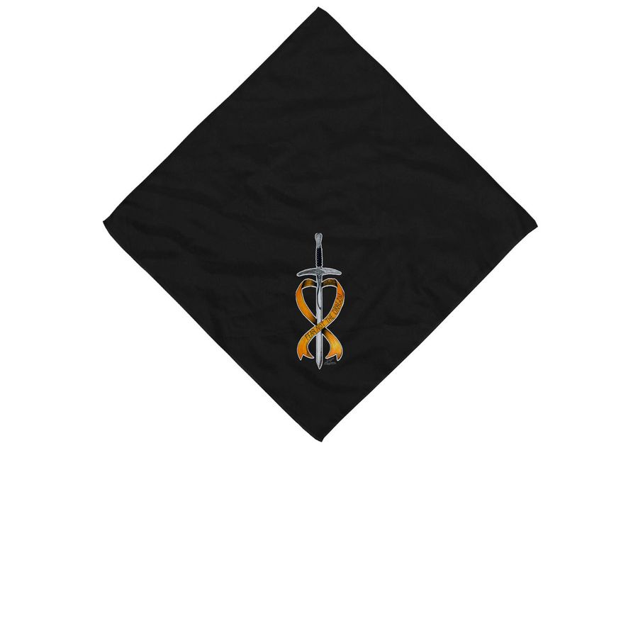 Fear Not the Dragon, a Black Cotton Bandana
