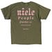 Niele people puncher co. Tee, a Military Green Classic Unisex Tee (back-view)
