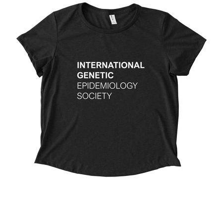 International Genetic Epidemiology Society, a Space Black Allmade Eco Triblend Women?s Scoop Neck Tee