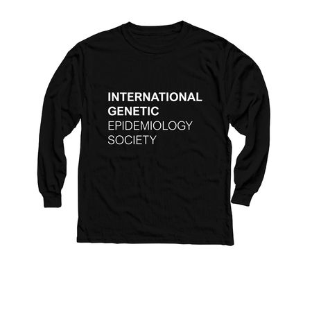 International Genetic Epidemiology Society, a Black Youth Long Sleeve Tee