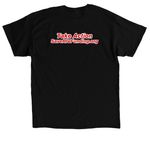 Save HIV Funding: Transgender Pride, a Black Classic Unisex Tee (back-view)