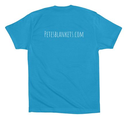 My Therapy., a Aqua Premium Cotton Tee (back-view)