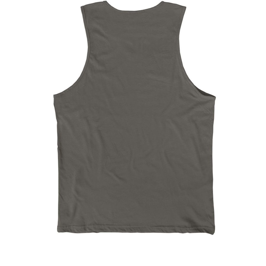 Rad Cougar Shirts, a Asphalt Premium Cotton Tank (back-view)