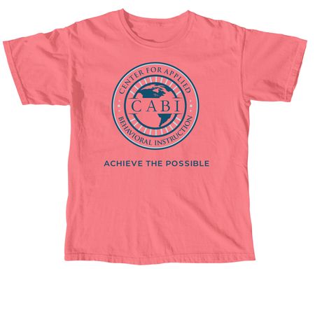Show your school spirit while supporting CABI, a Watermelon Comfort Colors Unisex Tee