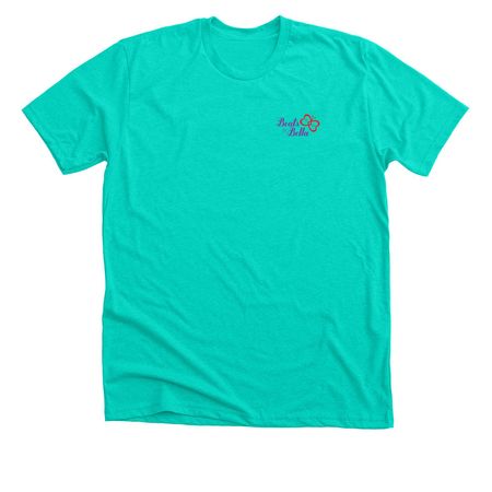Beats for Bella Party at the Beach 2026, a Heather Sea Green Premium Unisex Tee
