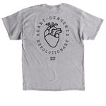 Heart-Centered Revolutionary, a Sport Grey Classic Unisex Tee (back-view)
