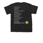 TGT x SuperNathan, a Black Youth Unisex Tee (back-view)