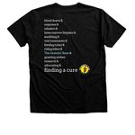 TGT x SuperNathan, a Black Heather Premium Unisex Tee (back-view)