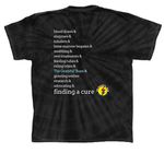 TGT x SuperNathan, a Black Classic Tie Dye Tee (back-view)