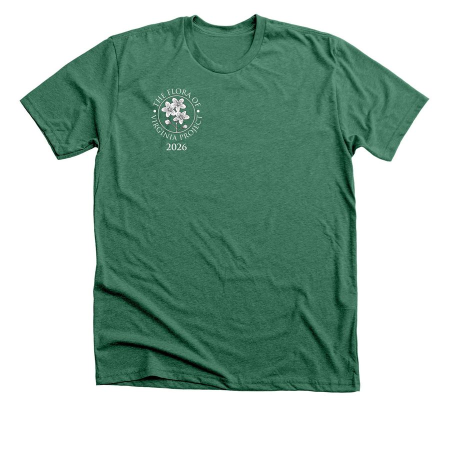 The Flora Store, a Heather Grass Green Premium Unisex Tee