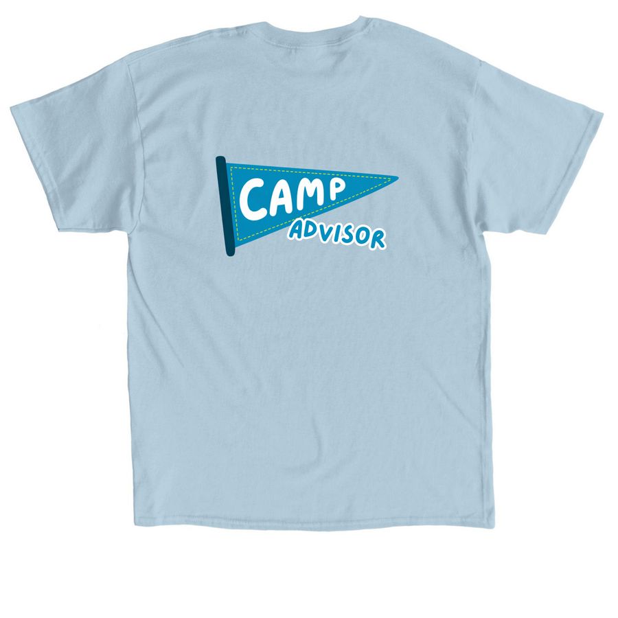 Camp Advisor Shirt, a Light Blue Classic Unisex Tee