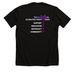 TransOhio 20th Anniversary Celebration Shirt, a Solid Black Blend Premium Unisex Tee (back-view)