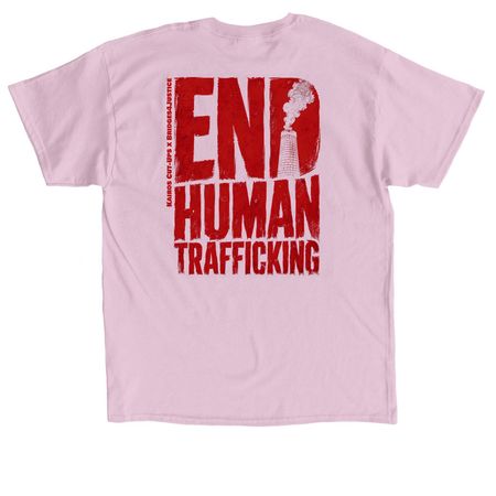 Kairos Cut-Ups // End Human Trafficking Line, a Light Pink Classic Unisex Tee