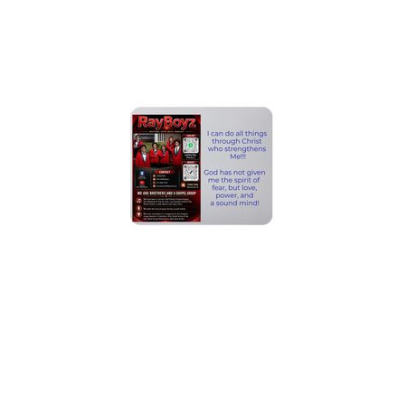 RayBoyz Pad, a White Full Color Mouse Pad