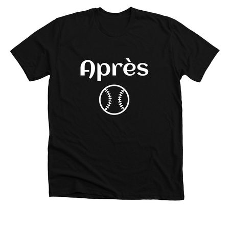 Baseball, a Solid Black Blend Premium Unisex Tee