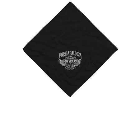 Celebrating 60 Years of Fred Bandana, a Black Cotton Bandana