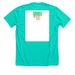 Last Day of High School Girlie, a Heather Sea Green Premium Unisex Tee (back-view)