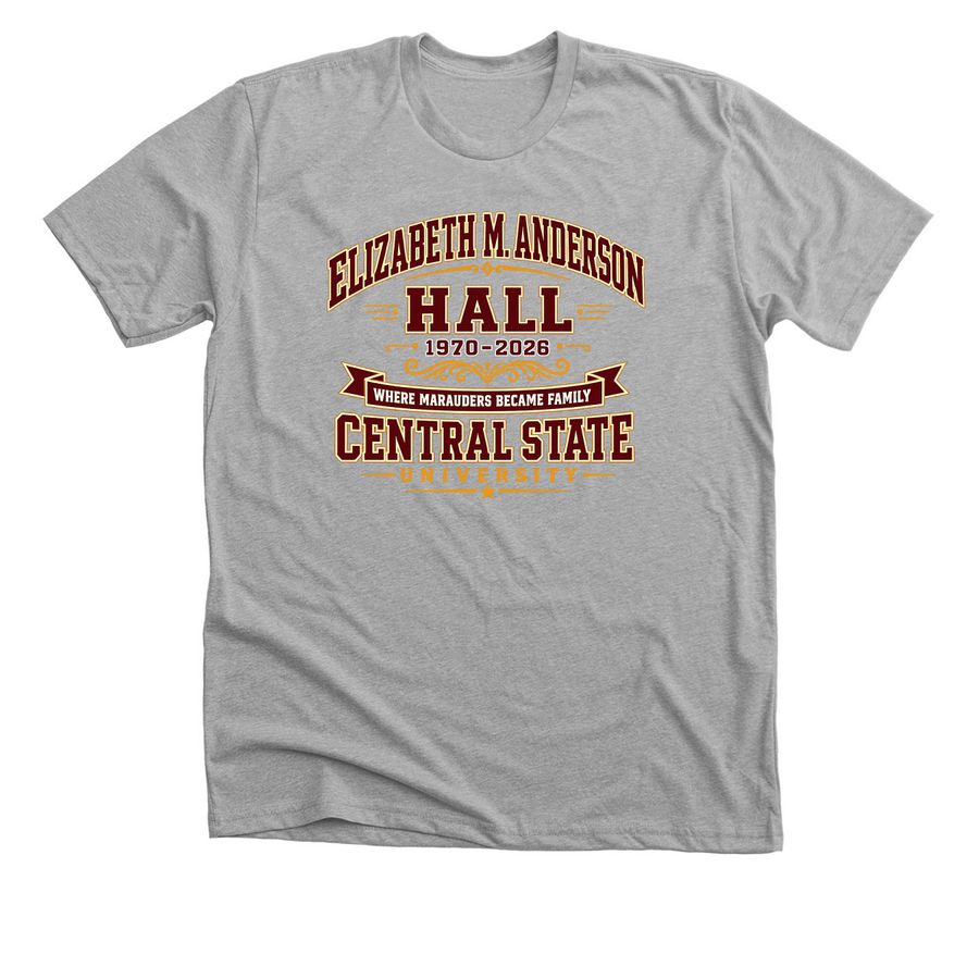 ELIZABETH ANDERSON HALL, a Athletic Heather Premium Unisex Tee