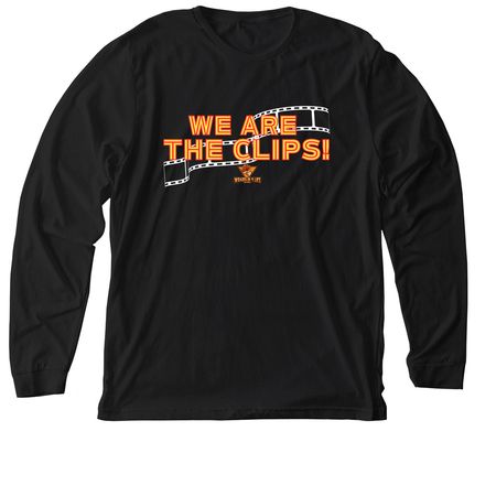 We Are The Clips Collection, a Solid Black Blend Premium Long Sleeve Tee