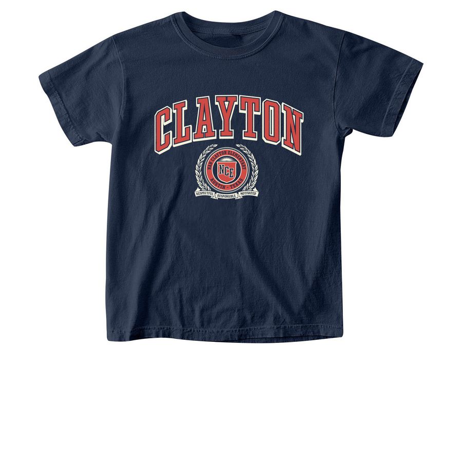 Collegiate Youth Tee, a True Navy Comfort Colors Youth Tee