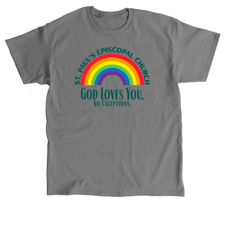 St. Paul's Pride (Rainbow), a Charcoal Classic Unisex Tee