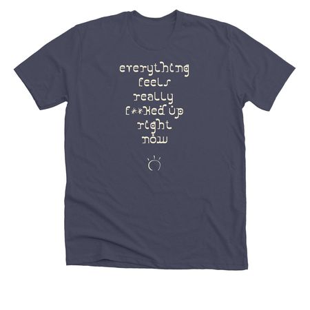 Stupid Dreams Shirt #1, a Heather Midnight Navy Premium Unisex Tee