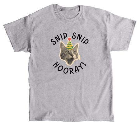 LCHS Snip Snip Hooray! Shirt, a Sport Grey Classic Unisex Tee