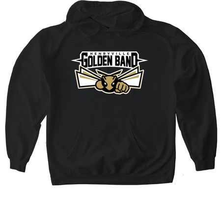 One Band. One Sound., a Black Gildan Softstyle Pullover Hoodie