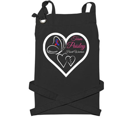 Team Paisley 2025, a Black Cotton Canvas Pocket Apron