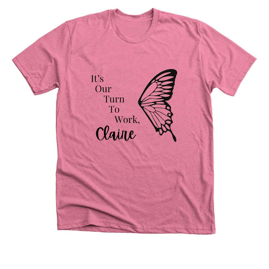 Claire Kay, a Heather Mauve Premium Unisex Tee