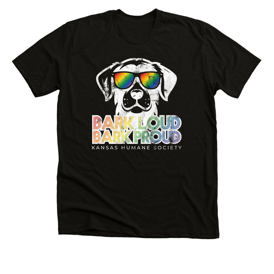 Bark Loud...Bark PROUD, a Solid Black Blend Premium Unisex Tee