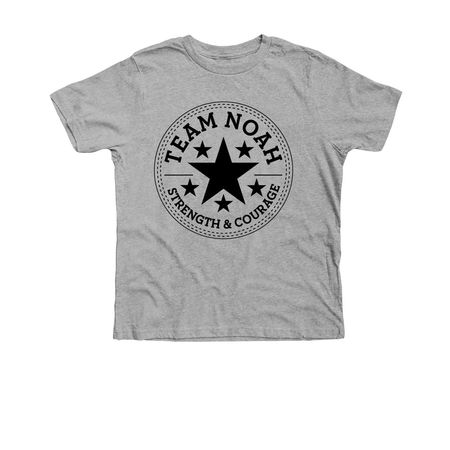 Team Noah, a Athletic Heather Premium Youth Tee
