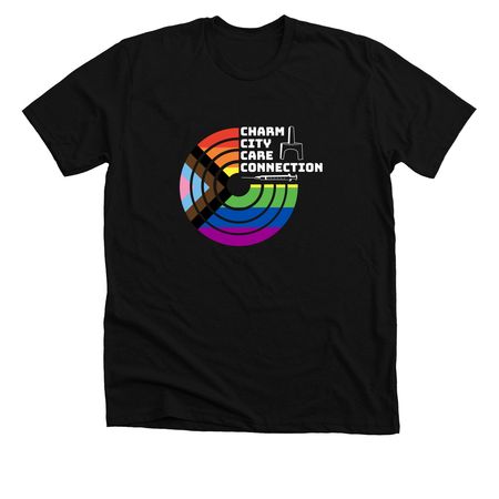 Pride T-Shirt&nbsp;? Black, a Solid Black Blend Premium Unisex Tee
