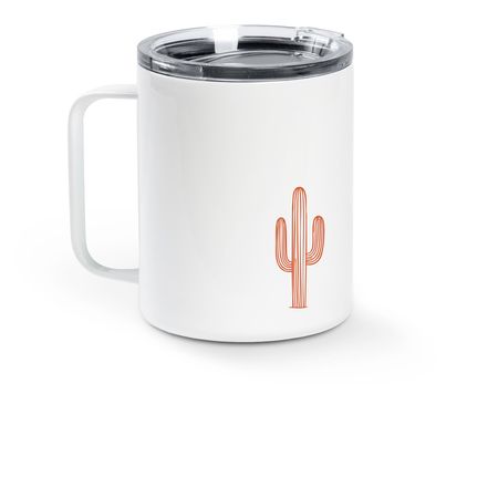 MW4OV Mug, a White Stainless Steel Travel Mug