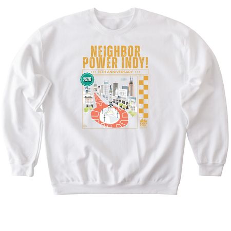 NPI 2026 shirt-white, a White Softstyle Crewneck Sweatshirt