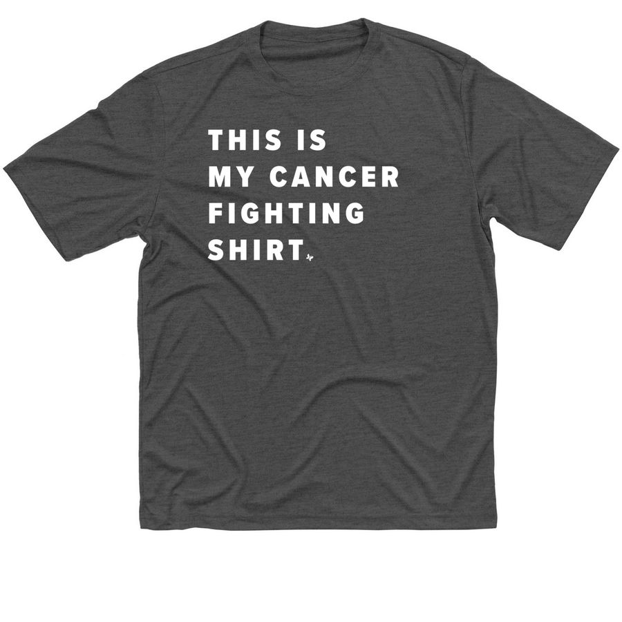 Cancer Fighting Athletic Shirt, a Iron Grey Heather Classic Performance Tee