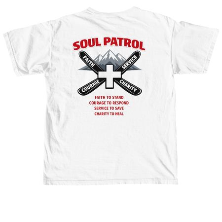 Soul Patrol, a White Comfort Colors Unisex Tee