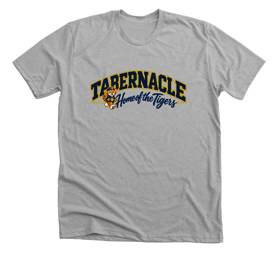 Tabernacle Tigers, a Athletic Heather Premium Unisex Tee