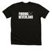 Neverland Stronger, a Black Heather Premium Unisex Tee